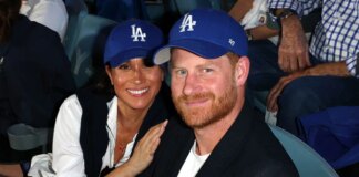 Meghan & Harry Mark Dodgers Win with Love