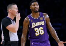 Lakers’ Smart Penalized $35K for Indecent Gesture to Referee