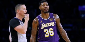 Lakers’ Smart Penalized $35K for Indecent Gesture to Referee