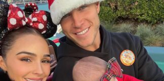 Colette’s First Christmas: A Festive Moment with Olivia Culpo and Christian McCaffrey