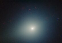 Greenish Glow of Comet 3I/ATLAS Seen by Gemini North