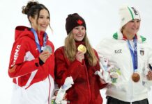 Megan Oldham Claims Gold in Olympic Freeski Big Air, Defeating Eileen Gu