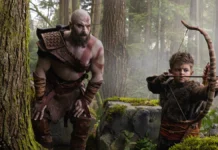 First Glimpse: Ryan Hurst as Kratos and Callum Vinson as Atreus in Prime Video Series