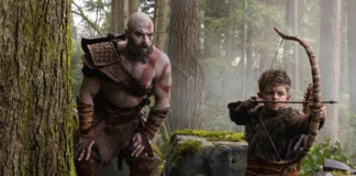 First Glimpse: Ryan Hurst as Kratos and Callum Vinson as Atreus in Prime Video Series