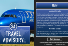 Upcoming Aviation Worker Strikes in Italy: February 26 and March 7