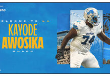 Chargers Ink Kayode Awosika to Roster