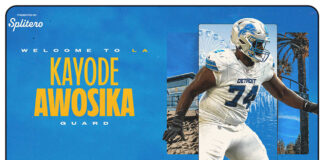Chargers Ink Kayode Awosika to Roster