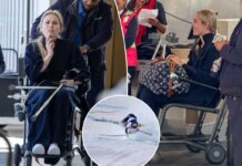 Lindsey Vonn Sighted in Wheelchair at Airport Following Olympic Injury