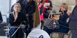 Lindsey Vonn Sighted in Wheelchair at Airport Following Olympic Injury